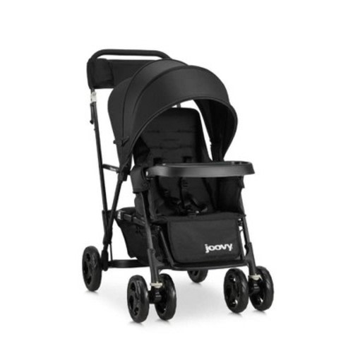 Joovy Caboose LX Stand-On Double Seater Full Size Stroller - Black