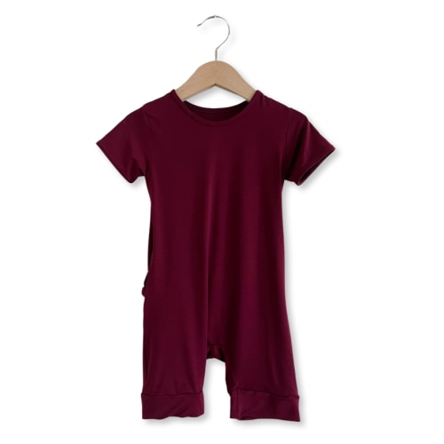 Merlot Shorty Romper