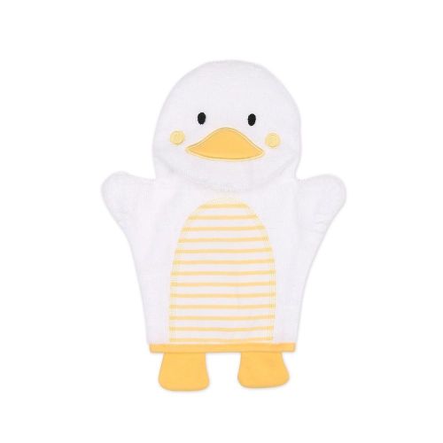 4baby Hooded Towel & Wash Mitt Yellow Duck