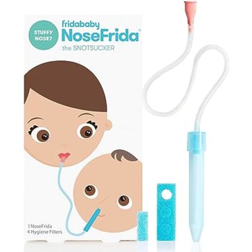 Frida Baby Baby Nasal Aspirator NoseFrida the Snotsucker by Frida Baby (Color - Clear)(Packaging May Vary)