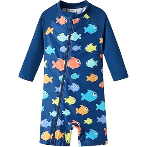 UMELOK Baby Boy Swimsuit UPF 50+ Sun Protection Rash Guard Swimwear