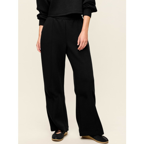 High-Waisted Bounce Fleece Wide-Leg Sweatpants
