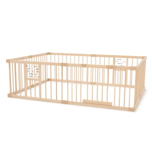 Natural Wooden Baby Play Pen