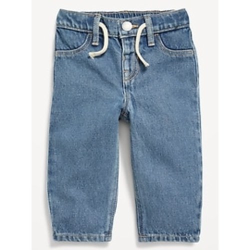 Drawstring Barrel-Leg Jeans for Baby | Old Navy