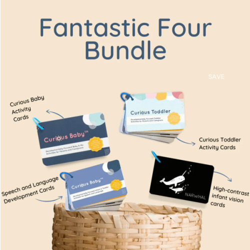 Infant Learning Cards - Curious Baby™ Activity Cards – Curious Baby Cards