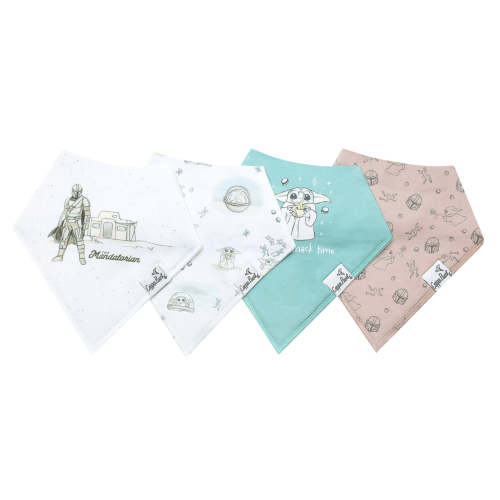 4 Pack Baby Bandana Bibs - Star Wars Grogu