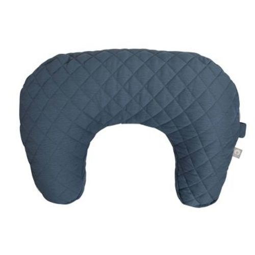 Boppy Nursing Pillow Luxe - Solid Slate Blue Quilted