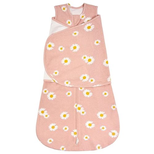 ZIGJOY Baby Swaddle Sleep Sack, 1.0 TOG Sleep Sack Swaddles for Newborns & infant 0-6 Months 100% Cotton Baby Wearable Blanket for Newborn Registry Essentials