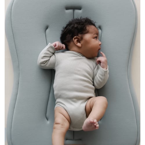 Lounger Curve + Muslin Cover Set | Slate