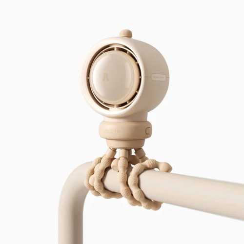 Shop JISULIFE Stroller Fan Brown Life2s (5000mah) LIFE2S-5000-BROWN in Singapore