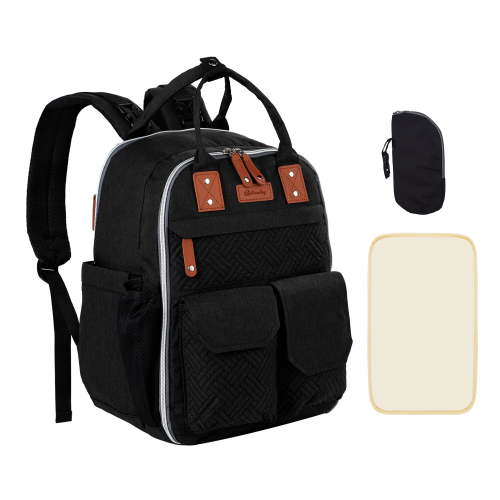 Backpack Diaper Bag, Vbiger All-in-One Waterproof Maternity Nappy Bag Large Capacity Travel Backpack for Baby Care