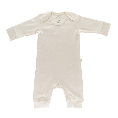 Unisex Long Sleeve Baby Romper - Naturaborn GOTS Certified Organic Cotton Onesie for Baby Girls and Boys - Perfect Baby Gift!