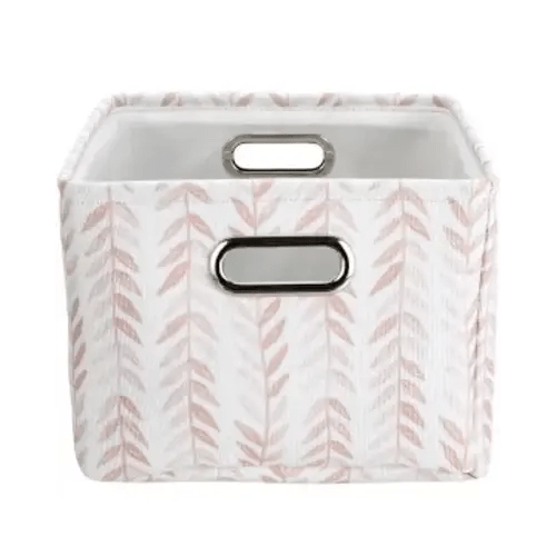 pink leaf canvas storage bin - Google Search