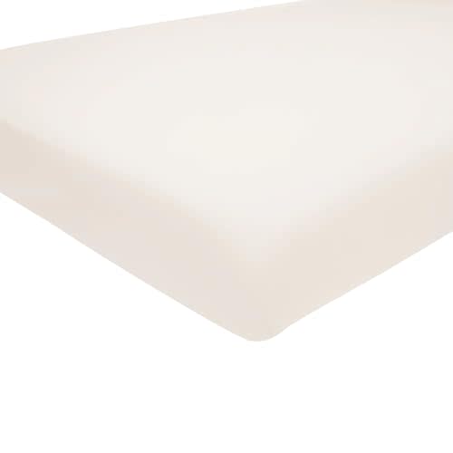 Kyte Baby Soft Crib Sheet - Standard Fitted Crib Sheet Made with Rayon from Bamboo, Ultra-Gentle and Breathable (Oat)