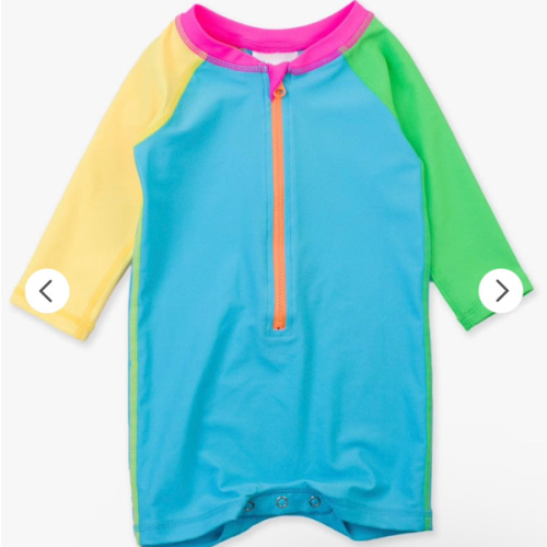 Boys Long Sleeve One Piece Rash Guard