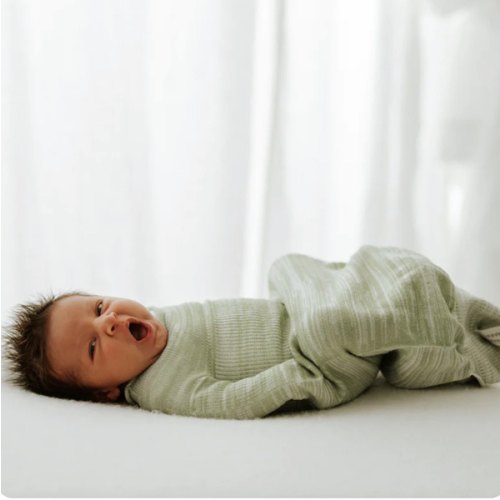 Bamboo Blend Mint Swaddle Sleep Sack - Small ( 6-12 pounds)