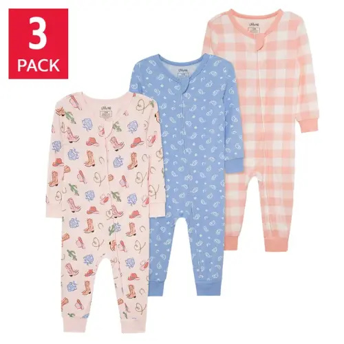 Little Me 3-pack Baby Sleepers | Costco