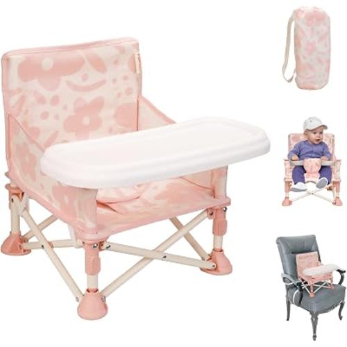 Tiny Marvels Baby Chair, Portable High Chair for Travel & Beach, Ages 6M-3Y
