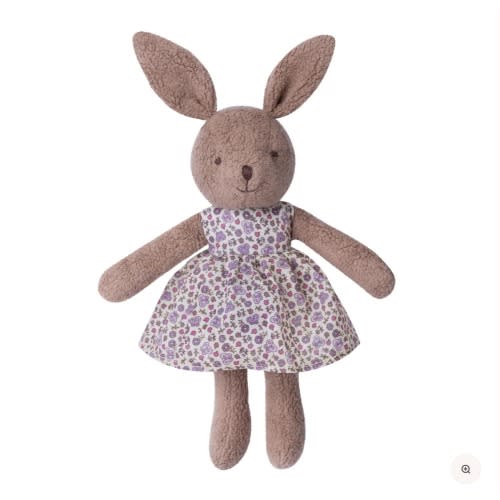 Little Bunny Plush - Cocoa Brown Vintage Floral
