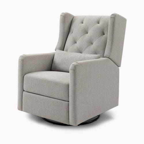daVinci Everly Recliner and Swivel Glider - Performance Grey Eco Weave