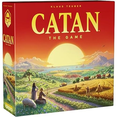 CATAN Board Game (6th Edition) Trade, Build & Settle in The Classic Strategy Game for Family, Kids & Adults, Ages 10+, 3-4 Players, 60-90 Min Playtime