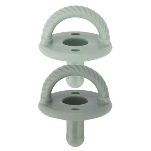 Itzy Ritzy Pacifier - Breathable, 100% Silicone - Agave & Succulent - 2pk