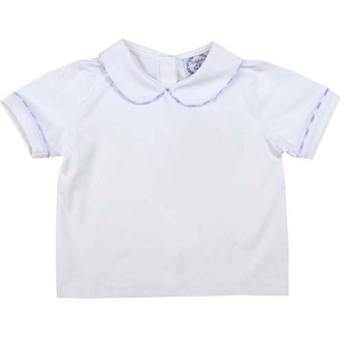 Childrens Gingham Lined Peter Pan Collared Shirt – The Bella Bean