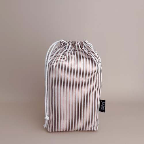 Waterproof Co-Sleeper / Change Pad Sheet | Mocha Pinstripe – Little Human Linens