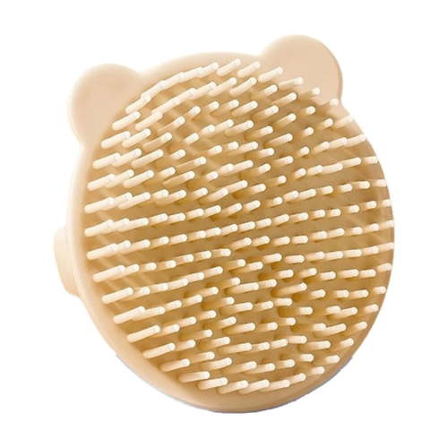Ergonomic Baby Bath Brush with Round Bristles Easy Cleansing for Sensitive Skin Pattern Easy to Clean