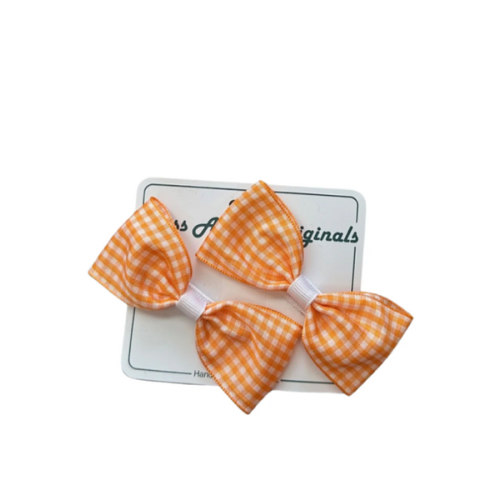TN Orange Gingham Piggy Set – Little Josie's