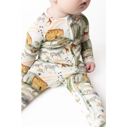 Noah's Ark Bamboo Zipper Sleeper