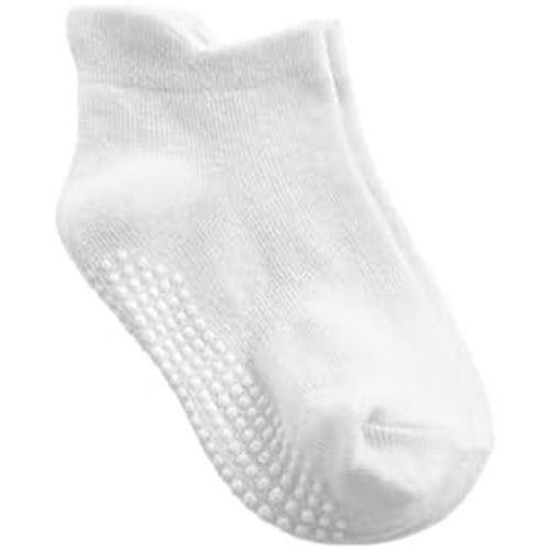 Baby Toddler Girl Socks 6 Pairs Non Slip,Newborn Grip Flower Cotton Cute Ankle Socks for Babies Girl 0M-3Years