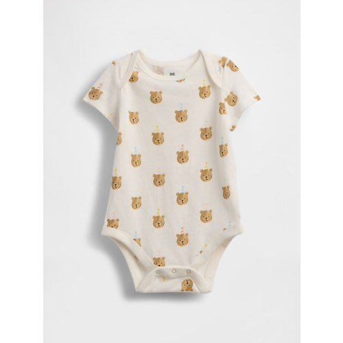 Baby First Favorites Organic Cotton Brannan Bear Bodysuit