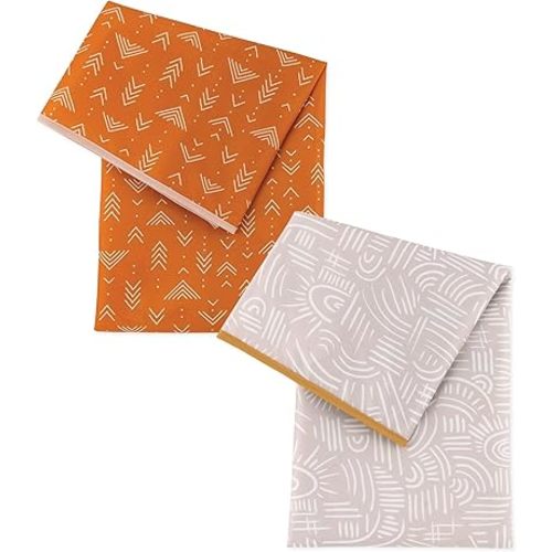 Bumkins Baby Splat Mat for Under High Chair, Babies Toddlers Eating Mess Mat, Waterproof Reusable Cloth for Arts and Crafts, Playtime Mat for Kids, Floors or Tables, Fabric 42inx42in, Desert Boho