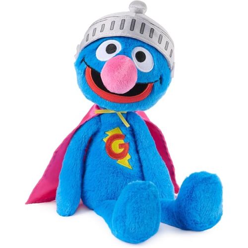 GUND Sesame Street Super Grover Toothpick 15-Inch Plush Toy, Ages 1+