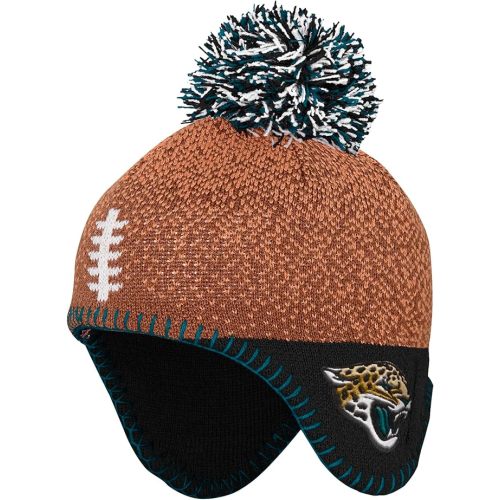 Infant NFL Football Head Knit Hat with Pom
