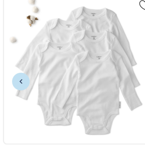BLAKE 5-Pack Long Sleeve Bodysuit 0-3M