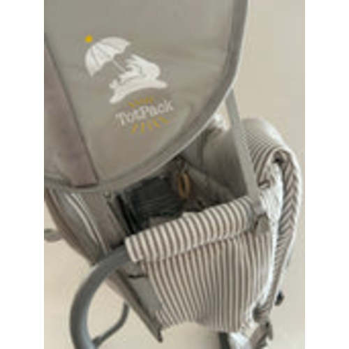 TotPack Backpack Style Baby Carrier with Sunshade - (Pebble)