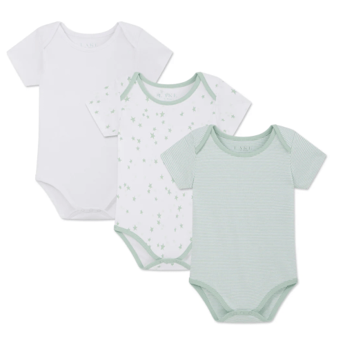 LAKE | Pima Cotton Pajamas | Parisian Green Baby Bodysuit Bundle