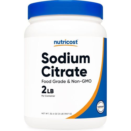 Nutricost Sodium Citrate Powder 2LB (32.4oz) Food Grade, GMO-Free