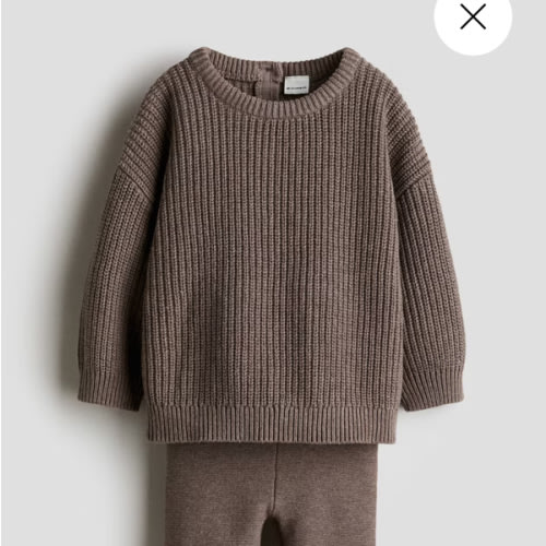2-PIECE COTTON KNIT SET