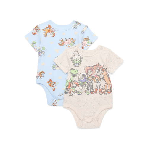 Disney Pixar Toy Story Baby Gender Neutral Bodysuits, 2-Pack 3-6 months