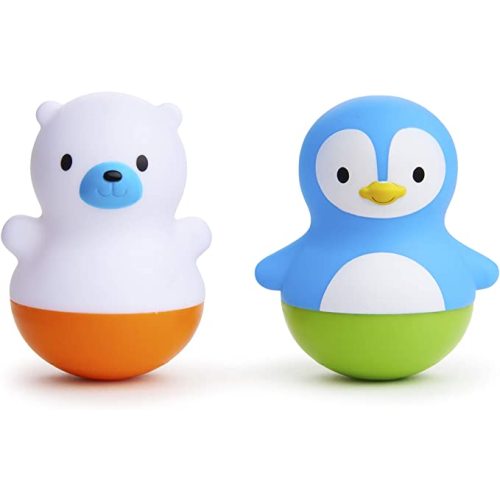 Munchkin® Bath Bobbers Mold Free Baby and Toddler Bath Toy, 6+ Months, Polar Bear/Penguin