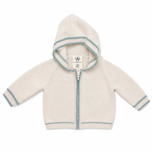 Organic Baby Hooded Cardigan