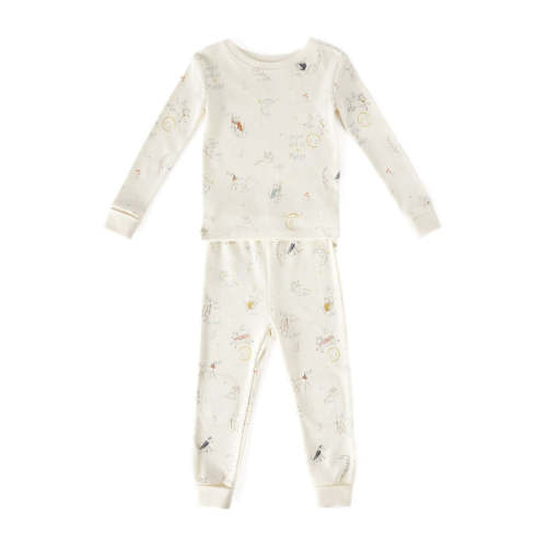 Ribbed Toddler Pajama - Over the Moon