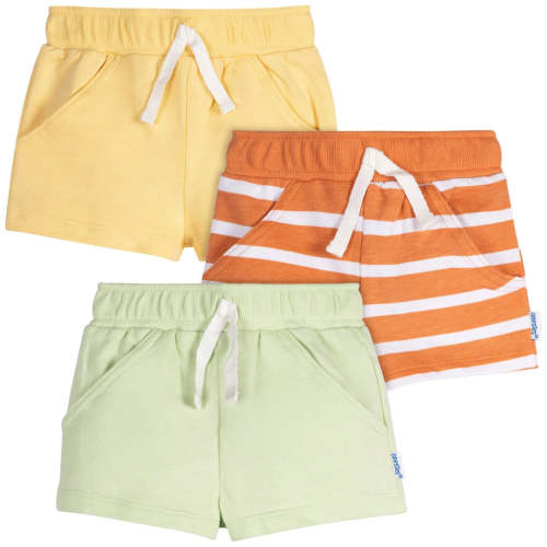 3-Pack Baby Neutral Stripes Shorts – Gerber Childrenswear