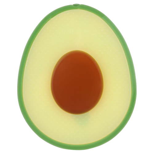 Nuby Silicone Teether for Babies, Avocado Infant Teething Toy