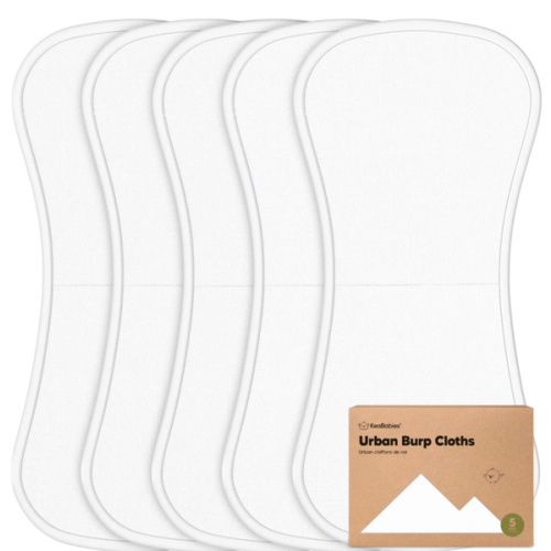 100% Organic Baby Burp Cloths Set For Feeding – KeaBabies
