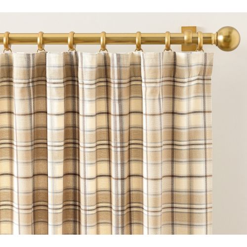 Cedrick Plaid Curtain - Set of 2