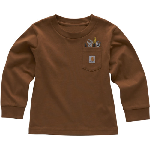 Carhartt Toddler Boys' Tool Pocket Long Sleeve Graphic T-Shirt